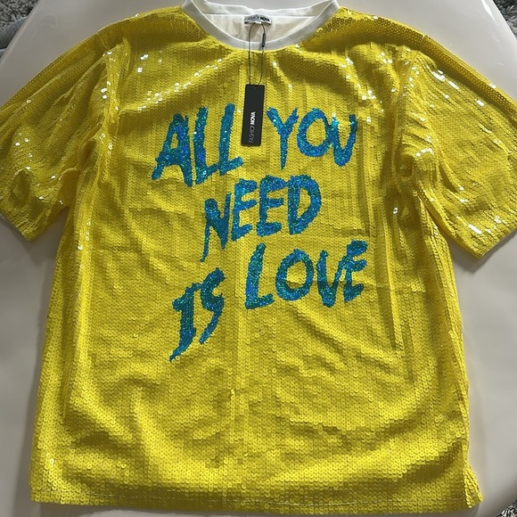 Fashion Nova Yellow Sequin Dress - Picture 6 of 12